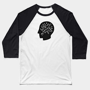 Mental Illness Brain Fog Baseball T-Shirt